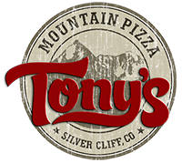 Tony's Mountain Pizza logo.
